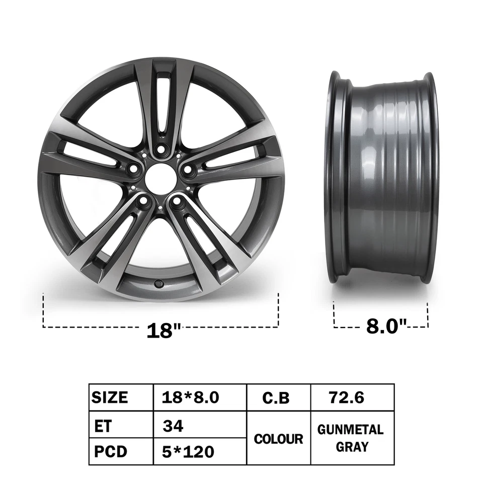 2012-2020 BMW 3 Series 4 Series 18''X8" OEM Quality Wheel Rim