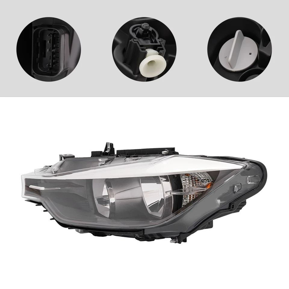 2012-2015 BMW 320i 328i Sedan Wagon Halogen Headlights L/R