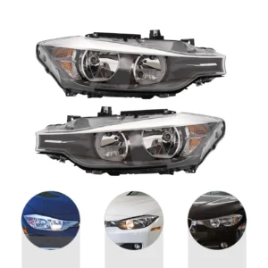 2012-2015 BMW 320i 328i Sedan Wagon Halogen Headlights L/R