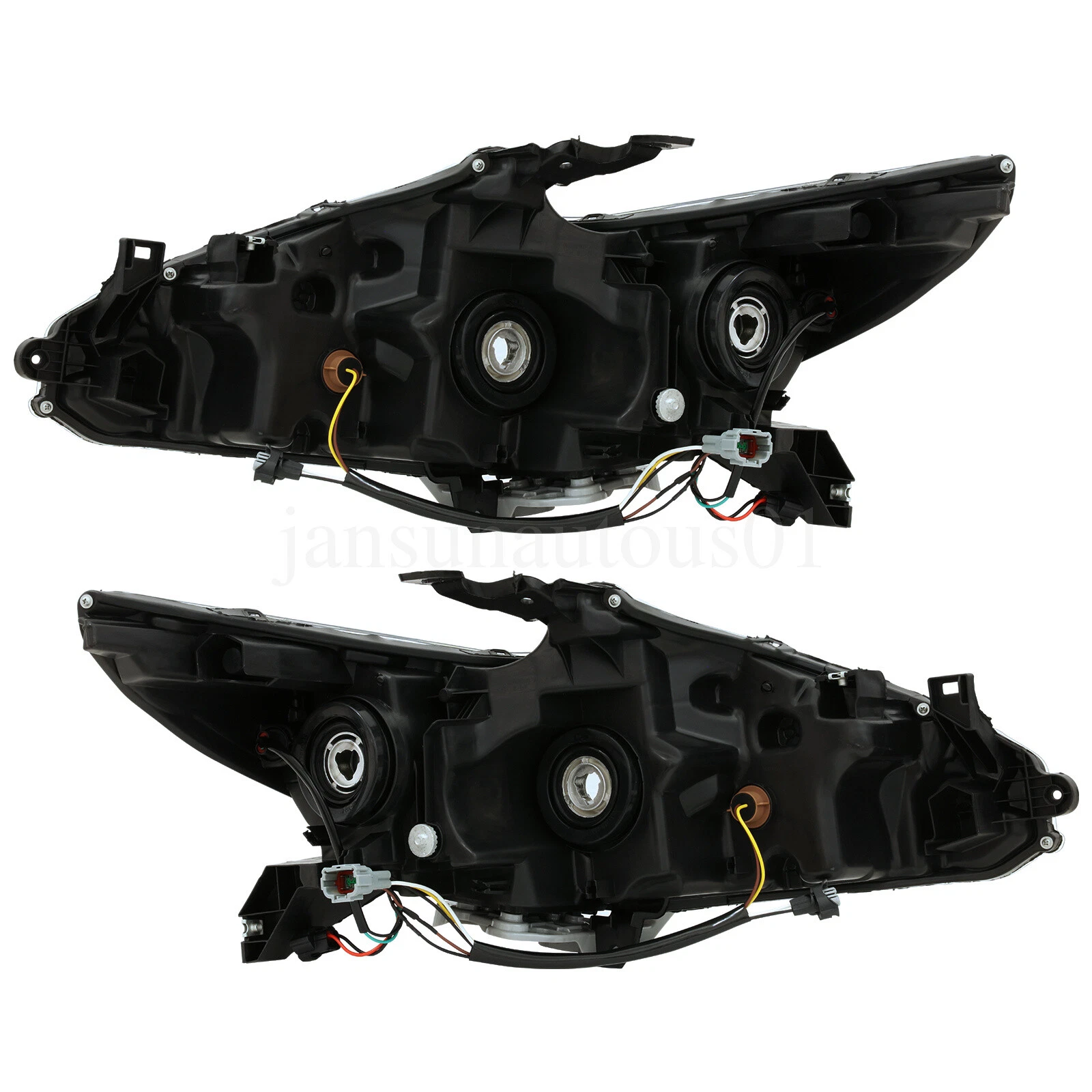 2016 2018 Nissan Altima Left&Right Halogen Headlight Black